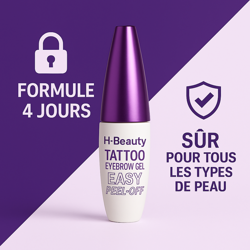 Gel-crème pour sourcils facile à retirer, tenue 3 jours Types Cosmétiques longue tenue, résistants aux bavures, à la transpiration et à l'eau
